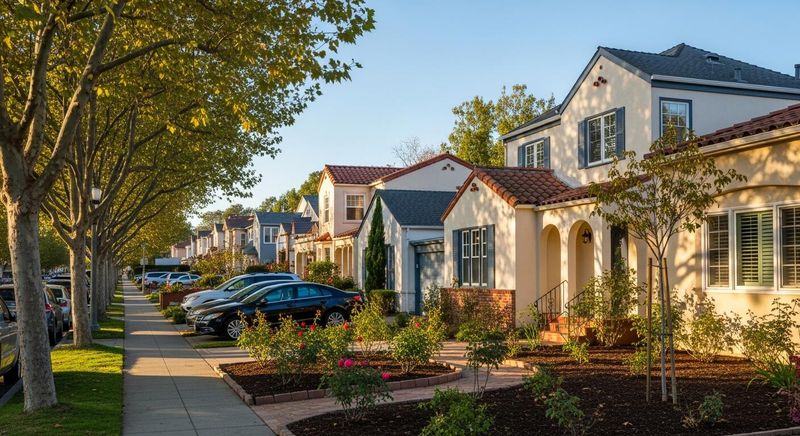 Tree-lined North Bay residential street